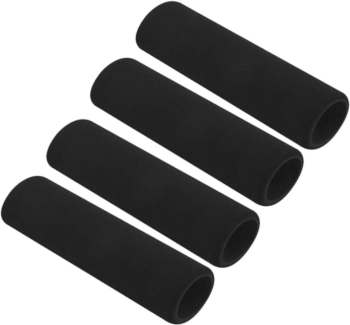 Spons Handvatten Motor - Motor Handgrepen - Veiliger Fietsen - Antislip Ontwerp - 12x2.1x2.1CM - Zwart