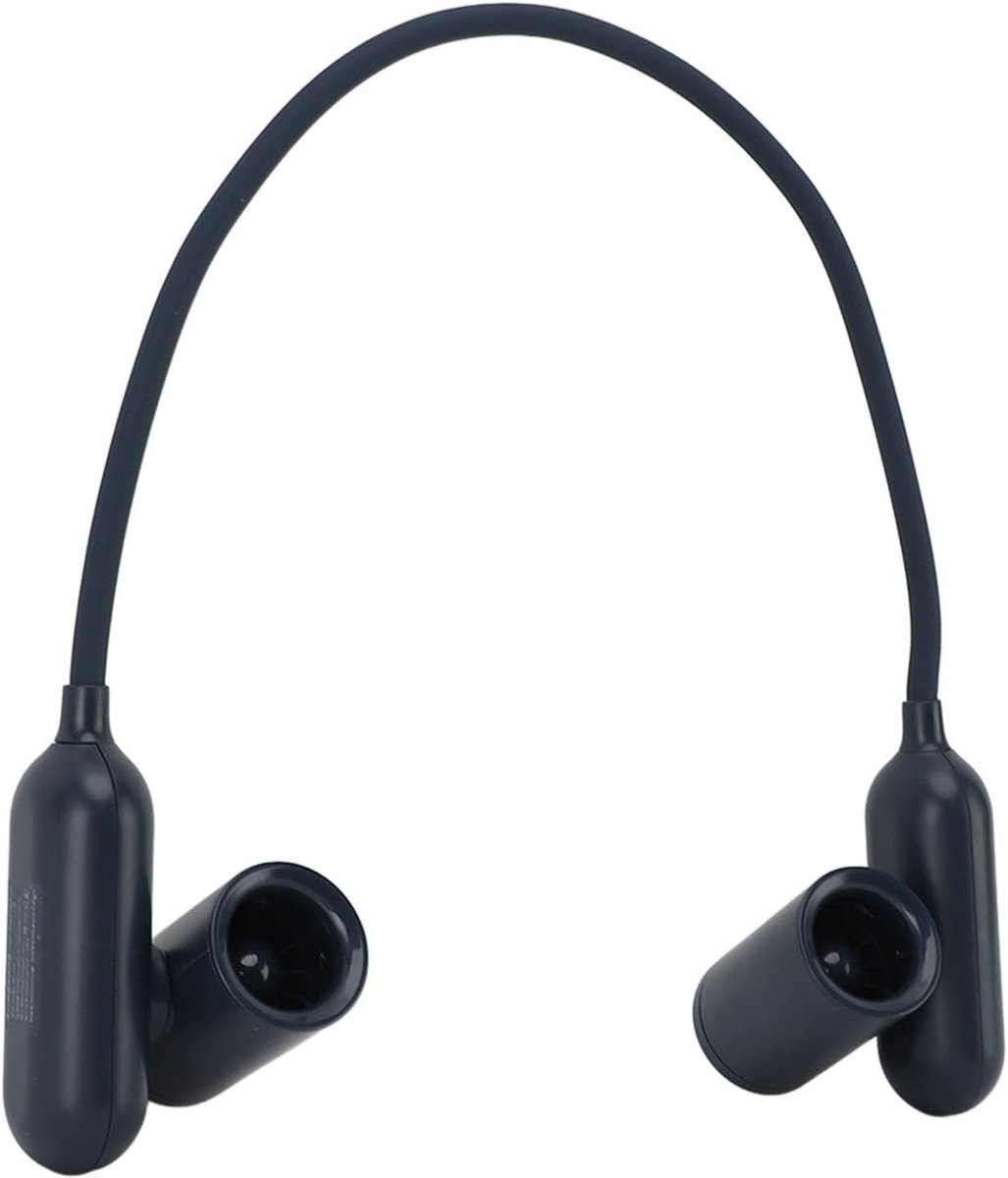 Nekventilator - Blauw - Draagbaar - USB Oplaadbaar met 3 Snelheden - Persoonlijke Koelhalsventilator voor Mannen en Vrouwen