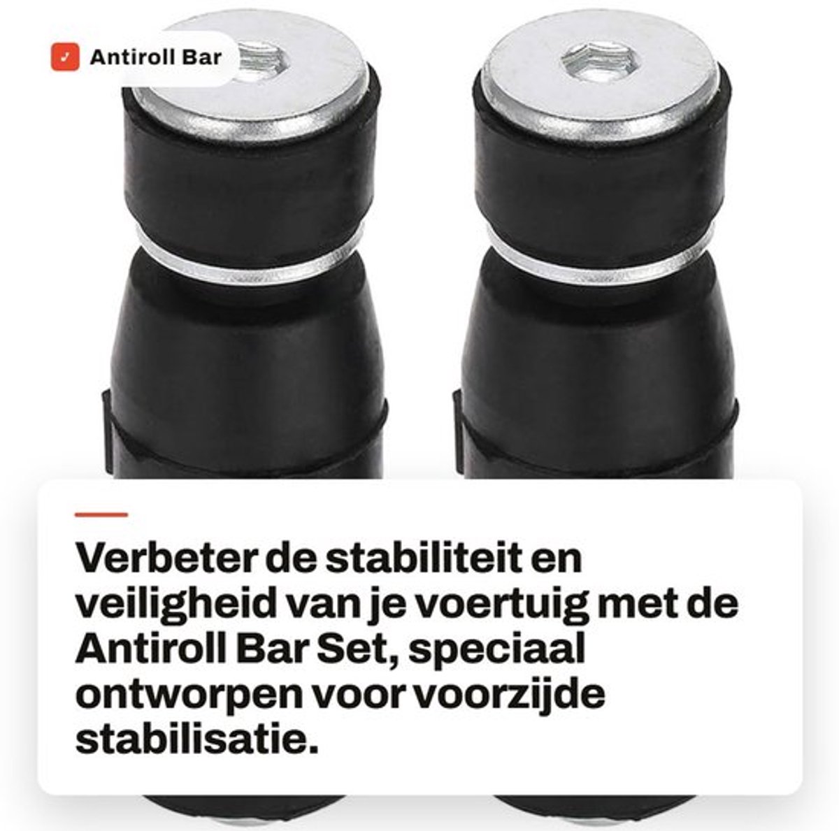 Antirollbar Roestvrij Staal - Stabilizer - Voor 5/357 Hatchback - OEM 7700799404 - 1 Paar - Gewicht 217 g - Stabilisatorstang