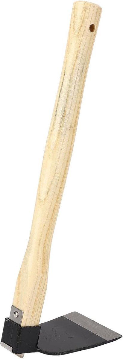 Handmatige Tuinhouweel met Houten Handvat - Duurzaam Carbon Fiber Tuingereedschap voor Efficiënt Werk in de Tuin