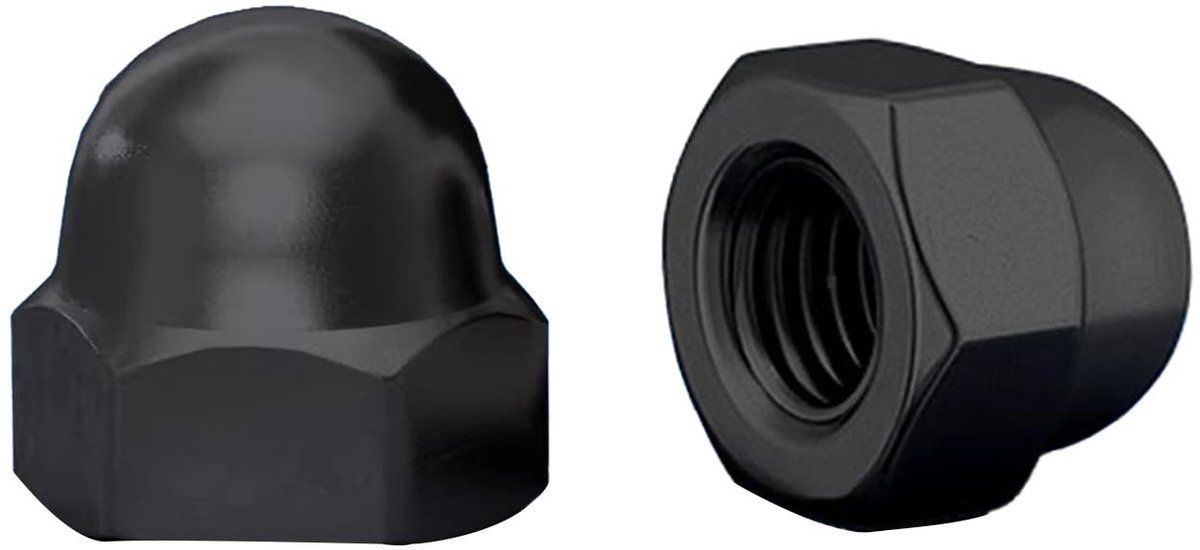 Omgoods - Set van 10 RVS M6 Kapmoeren voor Bevestigingswerk