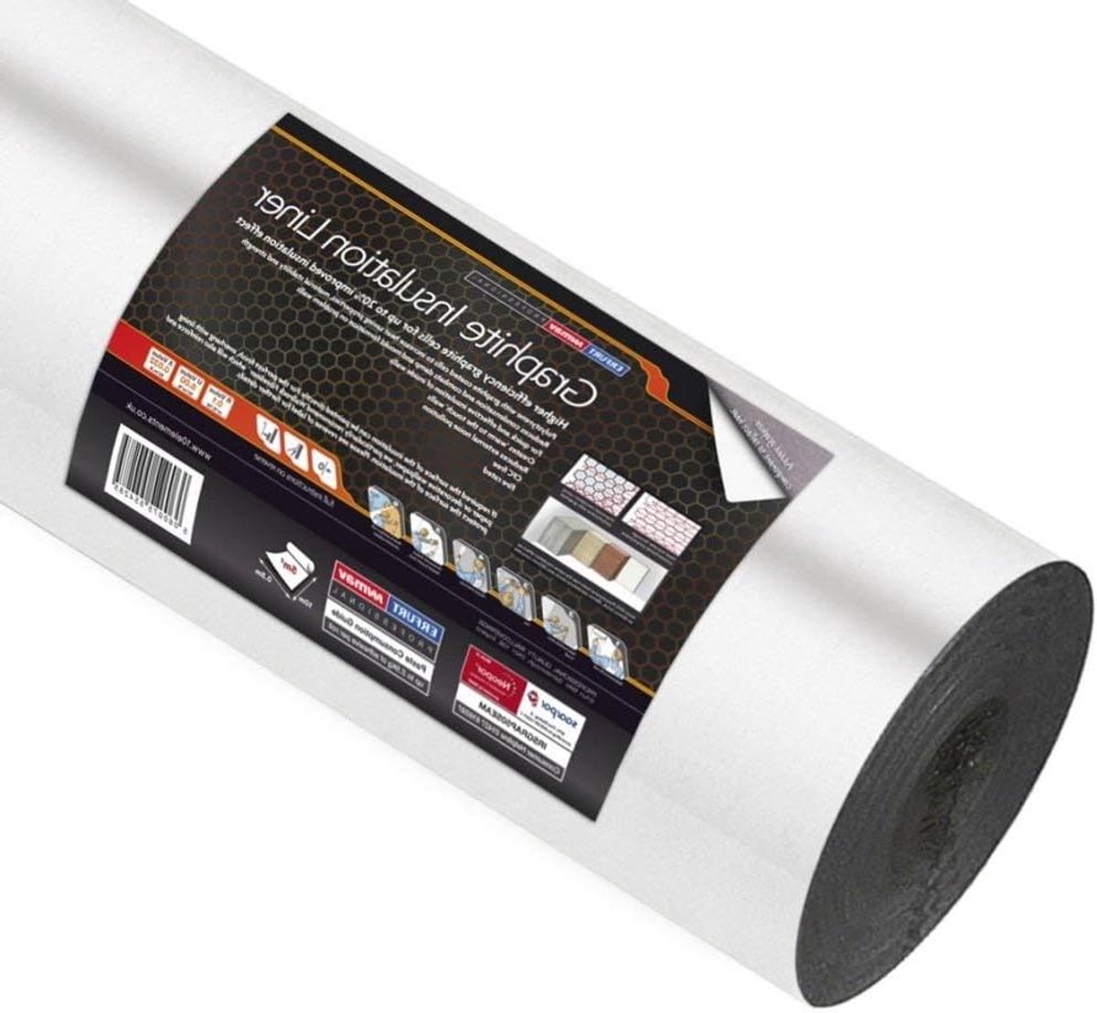 Isolerende Film - Grafeen Folie - Energie Besparen - Hitte Reflecterend - 5 vierkante meter - Grijs
