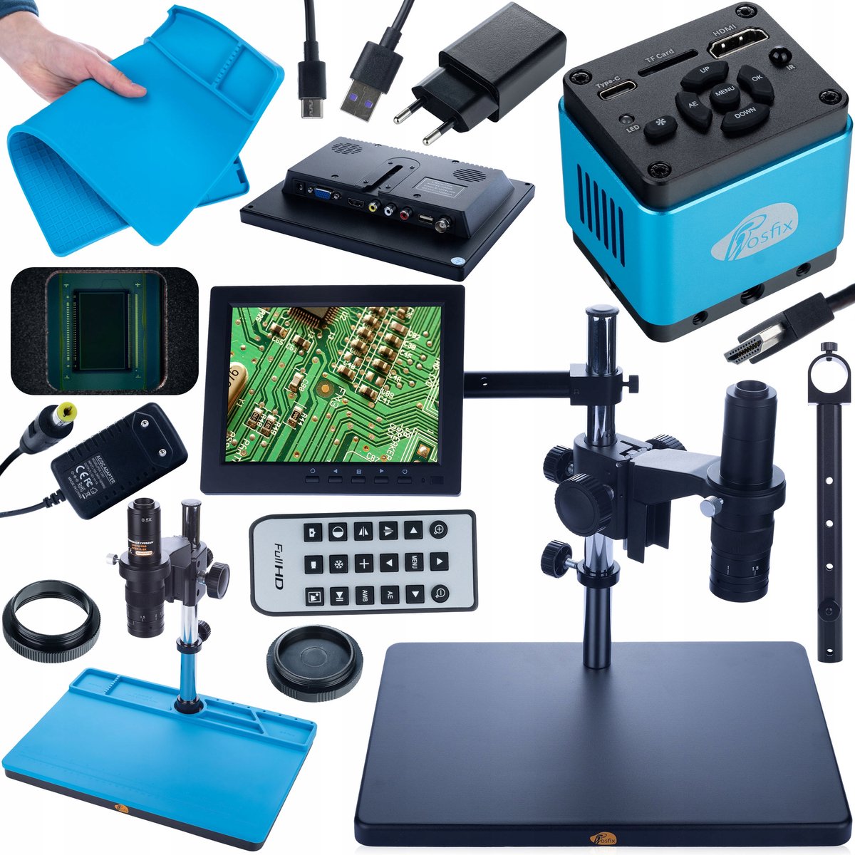 Rosfix Digitale Microscoop Earth Pro MCEP-0.5X Set - Camera 8,29MP HDMI/USB-C