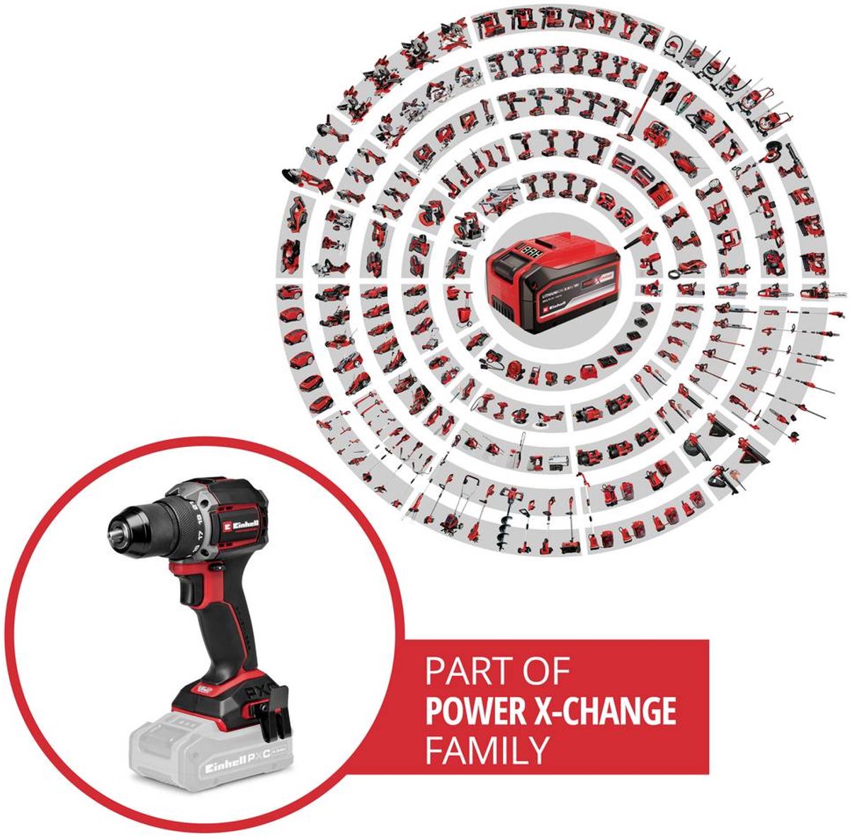 Einhell Professional Accu Boor-/Schroefmachine TP-CD 18/70-C Li BL Solo - Power X-Change - 18 V/Li-ion - Compact model - 70 Nm - 0-450/0-2.000 t/min - Koolborstelloze motor - Excl. accu en lader thumbnail 6