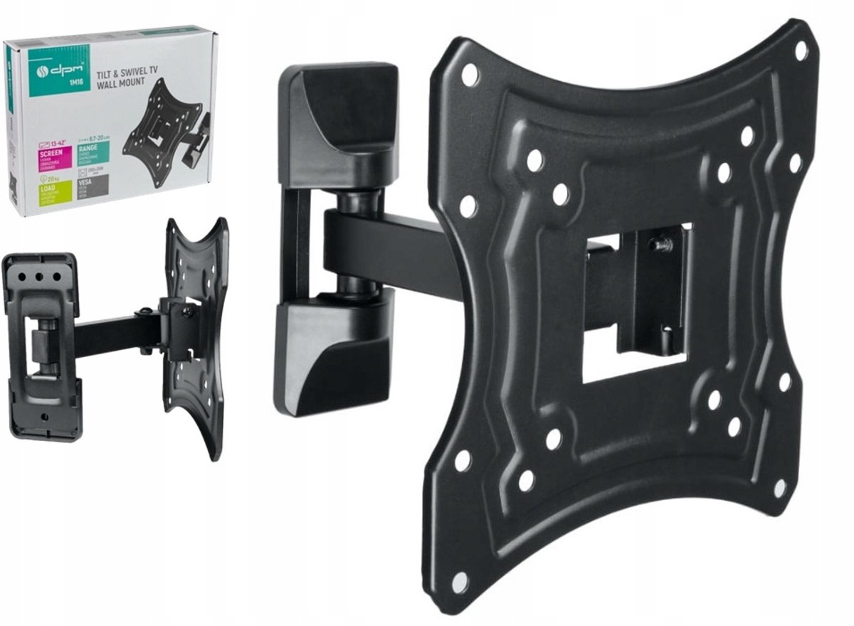 Verstelbare TV-muurbeugel 13-42" Max. 20kg VESA 200x200