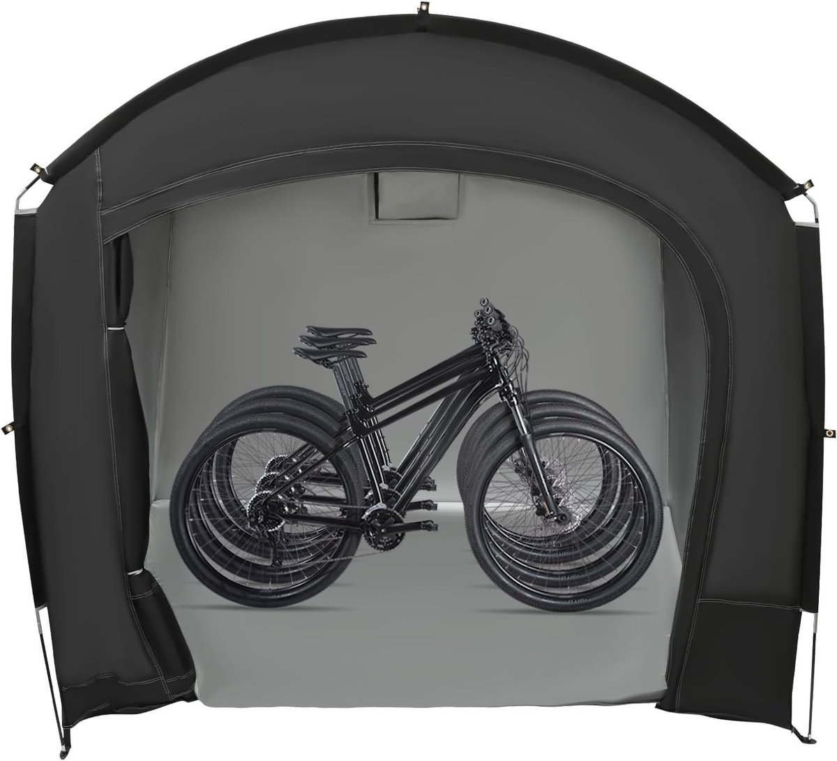 Fietstent - Zwart - 220 x 150 x 185 cm - Waterdichte en Draagbare Tent - Voor Fietsen en Outdoor Gebruik