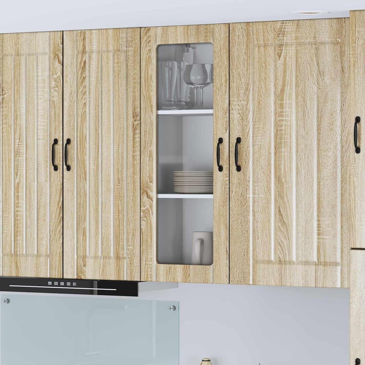 Keukenkast - Opbergkast Keuken - Keuken Organiseren - Modern Design - 40 x 31 x 100 cm - Sonoma-eiken