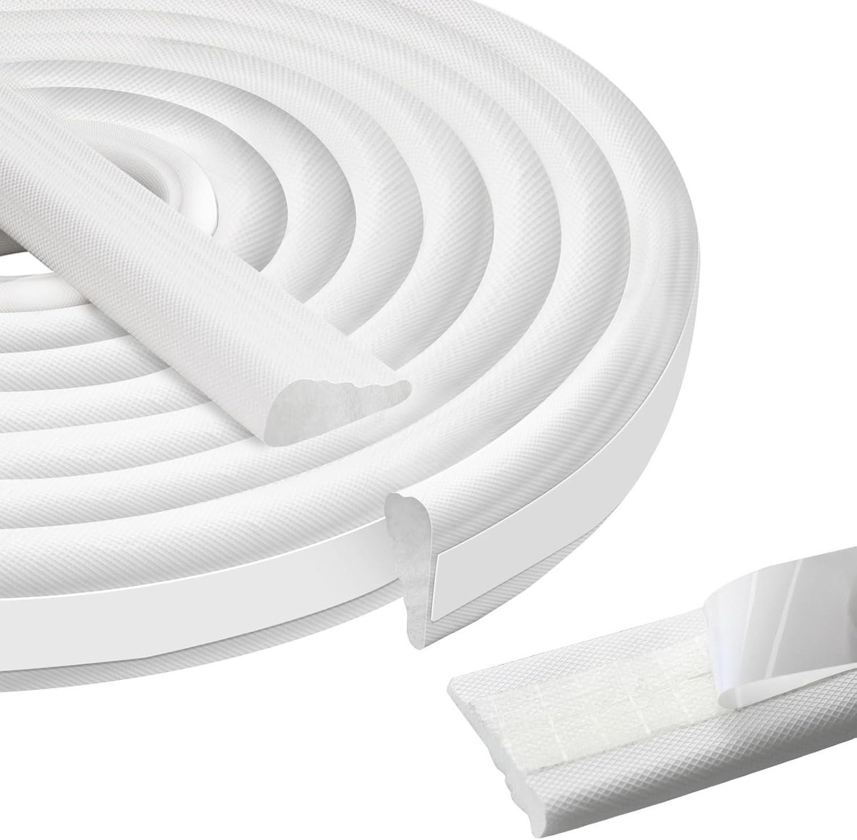 Zelfklevende Raamafdichtingstape - Wit - 5 m x 2,5 cm - Wigvormig Afdichting voor Deuren en Ramen