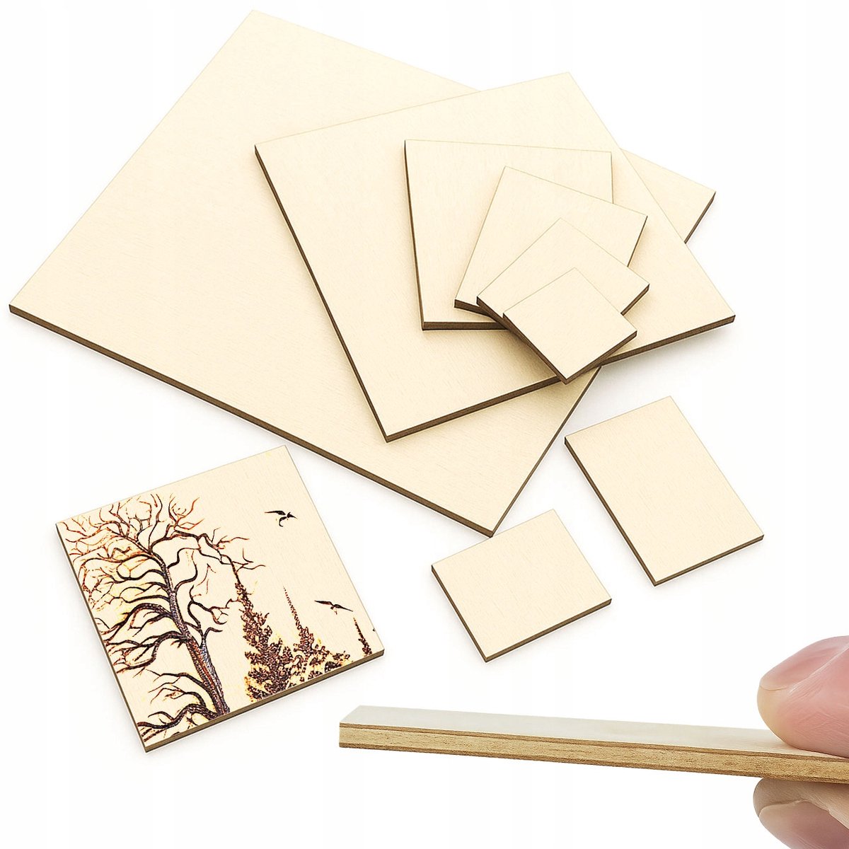 Rosfix Multiplexplaat LaserSmooth - 2,5 mm - 10x10 cm, Klasse I Geschaafd