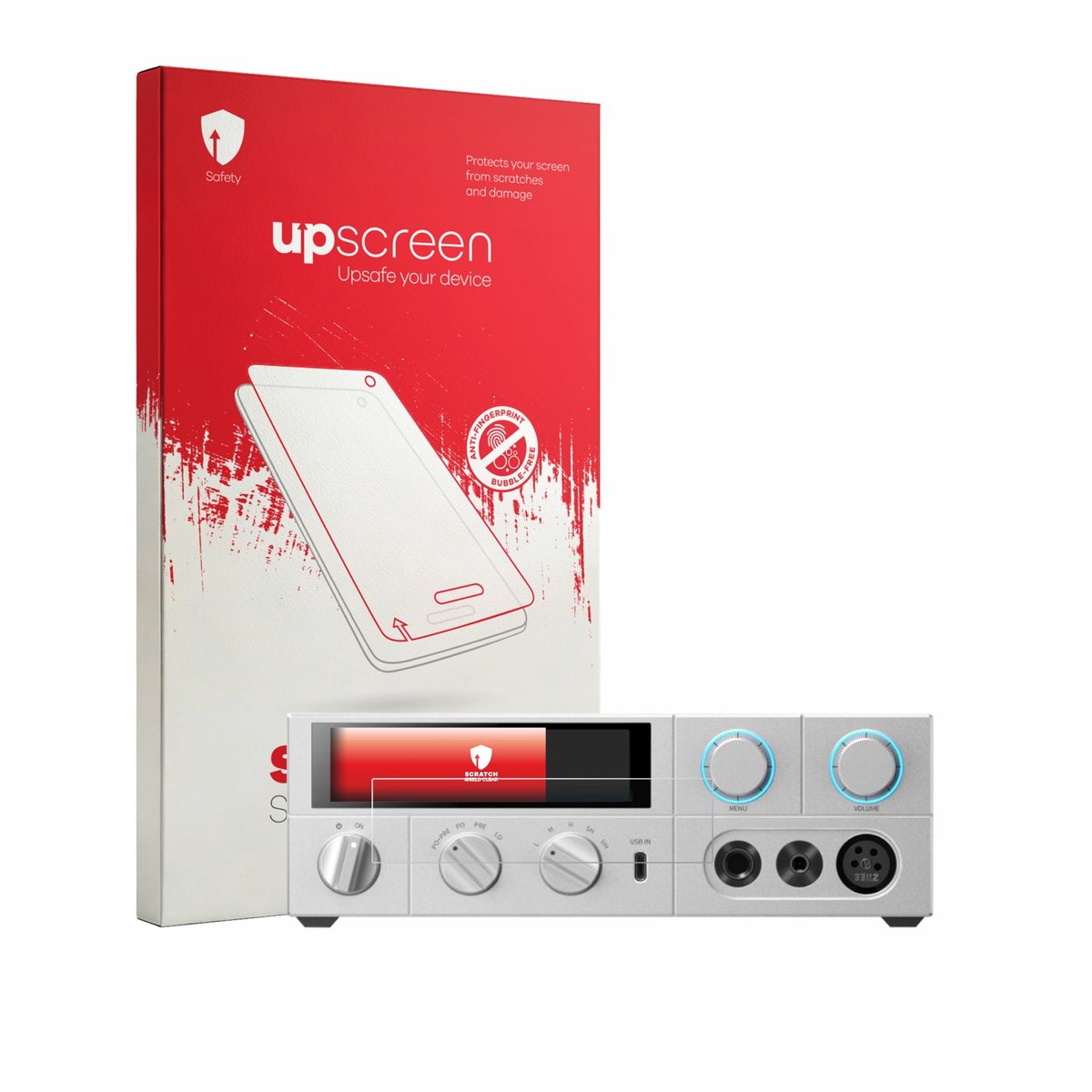 upscreen - Screenprotector voor FiiO K15 - Folie Beschermfolie transparant