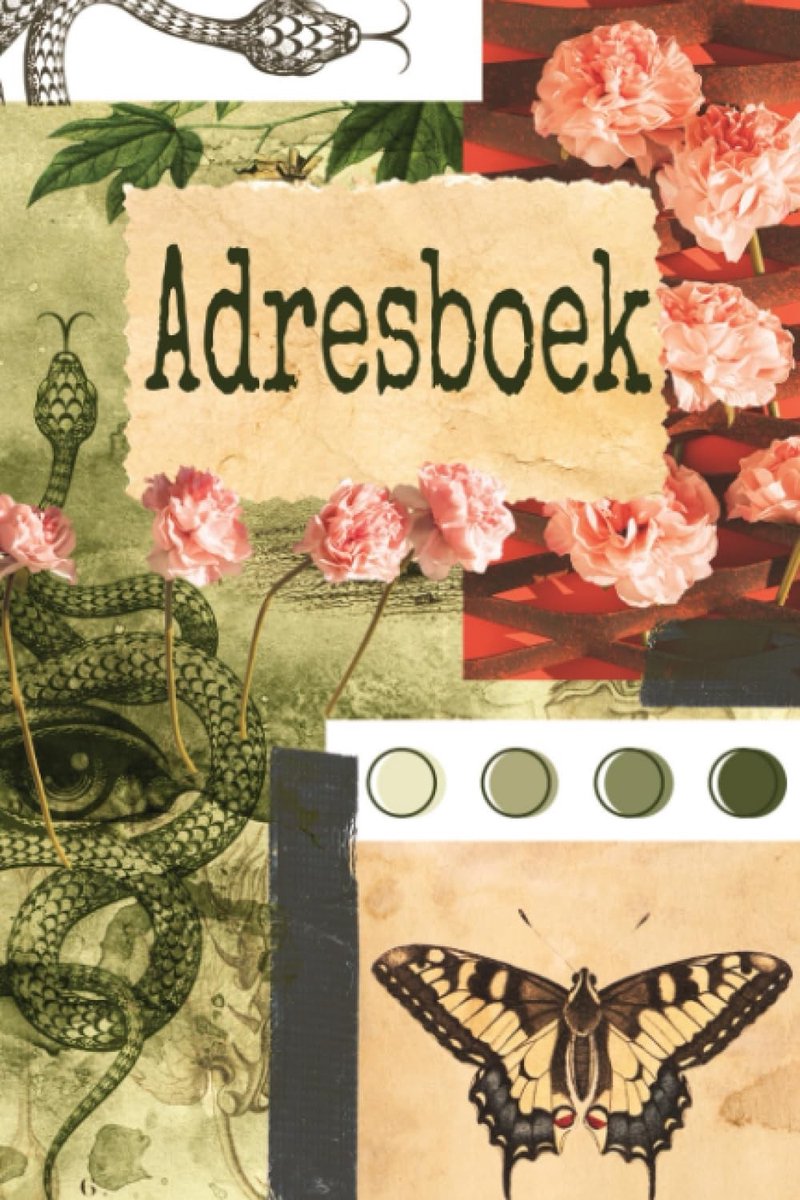 Adresboek - Wit - 120 Pagina's - Compact en Handzaam - Voor Thuis en Kantoor