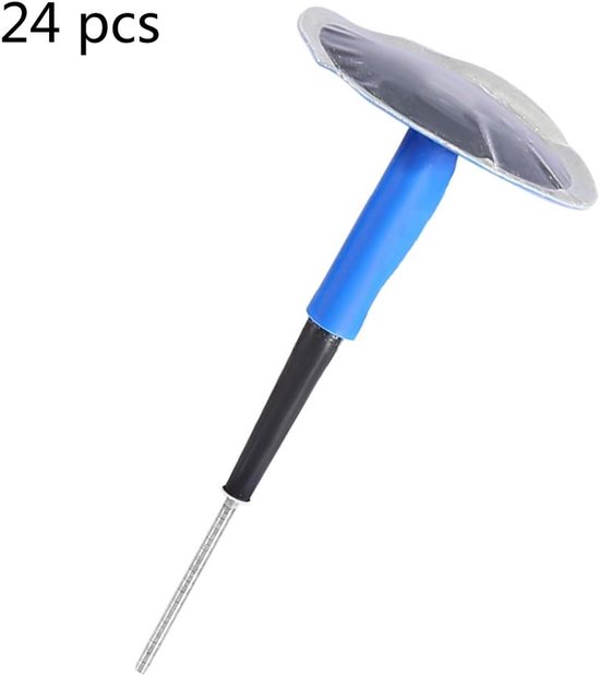 Bandenreparatieset Paddestoel - Band Plakset - Band Herstellen - Universeel Toepasbaar - 24 Stuks 60mm - Blauw — afbeelding 5