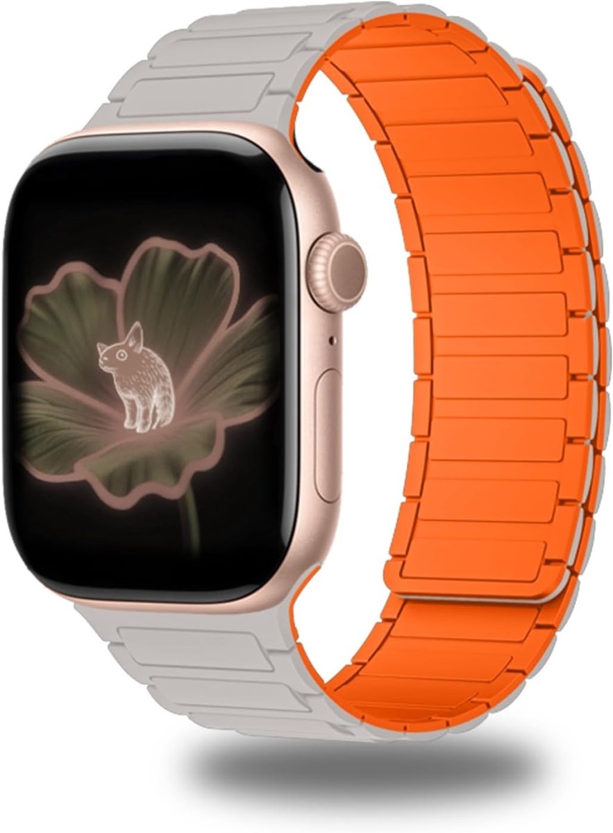 Dubbelzijdige omkeerbare silicone vervangband voor Smartwatch 38/40/41/42/44/45/46/49mm, ideaal voor sport en dagelijks gebruik
