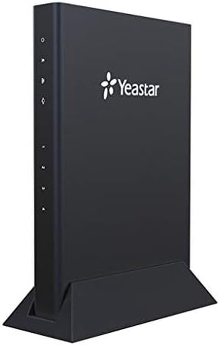 VoIP Gateway - Telefoonbrug - Kantoor Communicatie - Vier FXO poorten - Desktop Model - Zwart