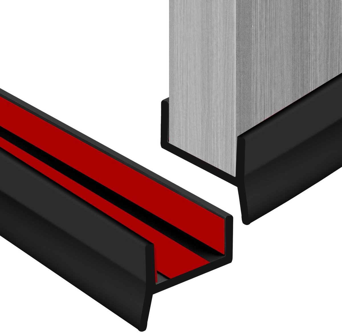 Dailygoods- Keukenstrip - Flexibel Afdichtingsprofiel - Waterdicht - Stofdicht - Siliconen - 2 Meter Lang - Plintafdichting