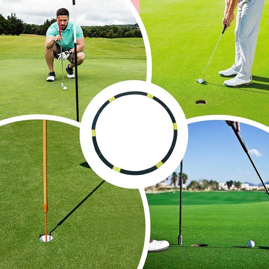 Golf Oefenringen - Chip Doelen - Nauwkeurigheid Verbeteren - Opvouwbaar Ontwerp - 91cm Diameter - Fel — afbeelding 5