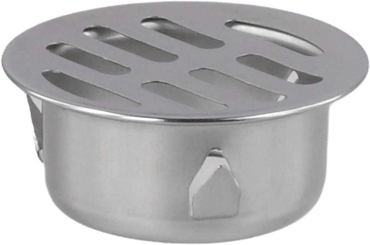 Vloerafvoer RVS - Afvoerhoes Deksel - Efficiënte Drainage - Verdikt Anti-verstopping - Past 50-200mm - Zilver
