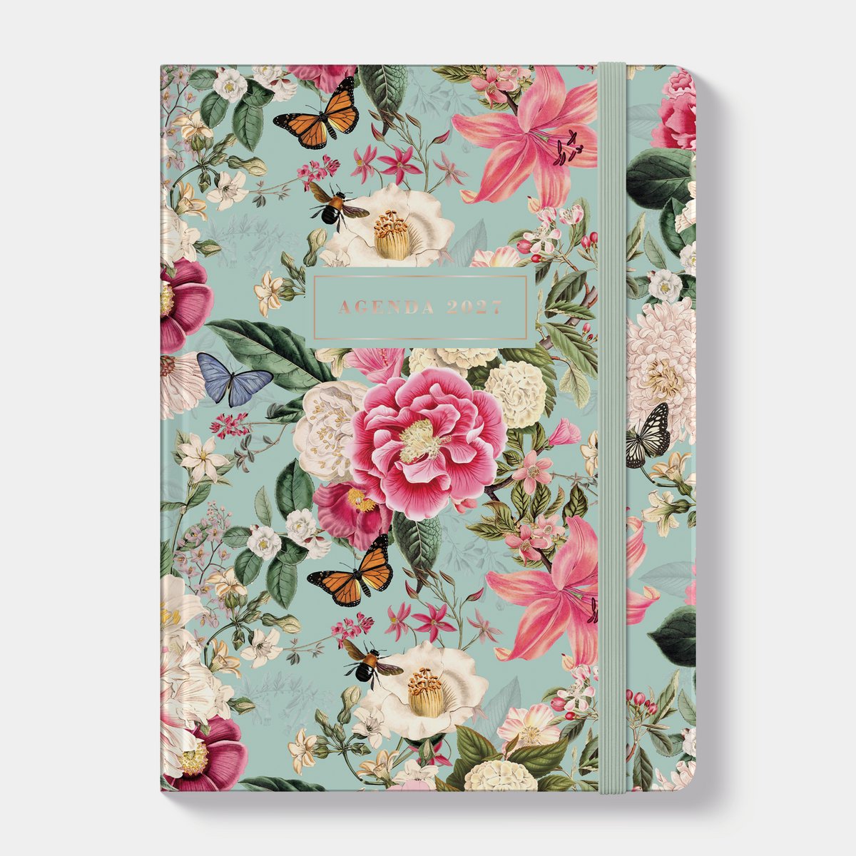 Hobbit - Weekagenda 2027 - B6 (17,5 x 12,5 cm) - Jaaragenda - 1 week op 2 pagina's - Harde Kaft - Brocante
