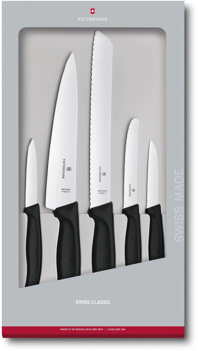 Dailygoods - Swiss Classic 5-delige Keukenset met Ergonomische Handgrepen