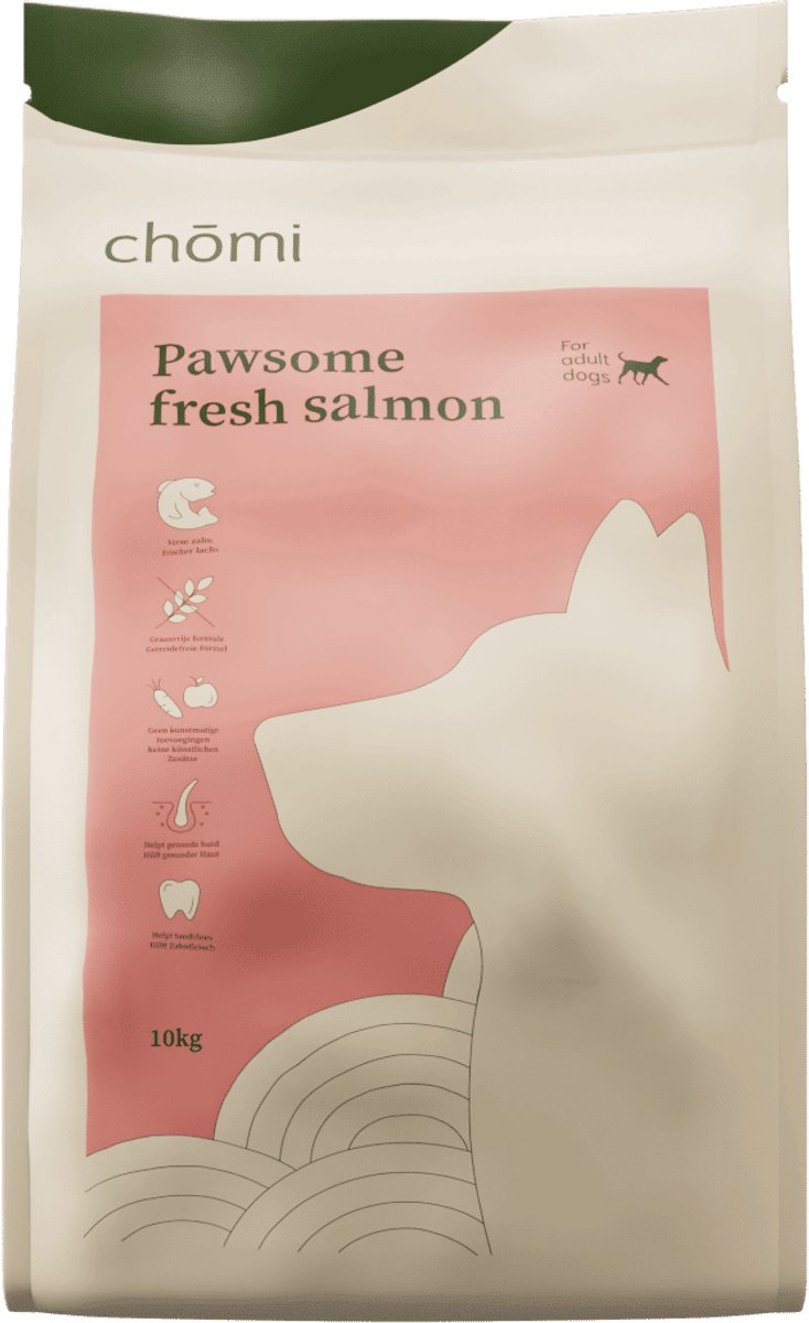 Chōmi Chomi Pets - Zalm - Honden Droogvoer - 10 kg