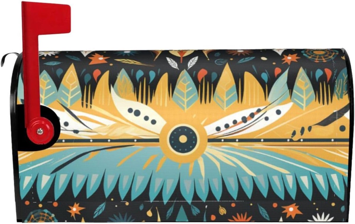 Brievenbus Cover - Mailboxhoes Magnetisch - Tuin Decoratie - Waterdicht Oxford Doek - 25.5 x 21 inch - Zwart