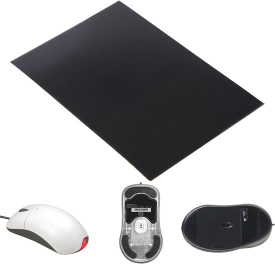 Muisvoetjes Vervangend - Glijders Skate - Gaming Nauwkeurigheid - Vermindert Wrijving - 10x7cm - Zwart — afbeelding 3