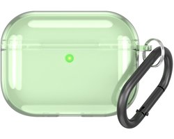 Geschikt voor AirPods Pro 3 TPU Beschermhoes Silicone Case met Volledige Bescherming Groen