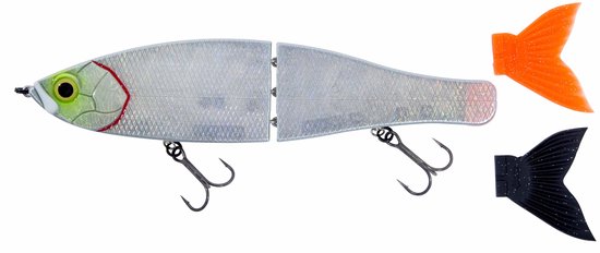 Ultimate Collos X-Glide Swimbait Jungle Peacock 20cm (76g) - Swimbait van Ultimate — afbeelding 2