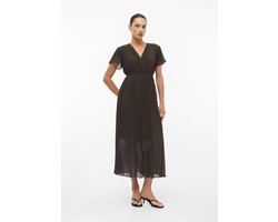 comma - female - Plooi jurk in midi lengte