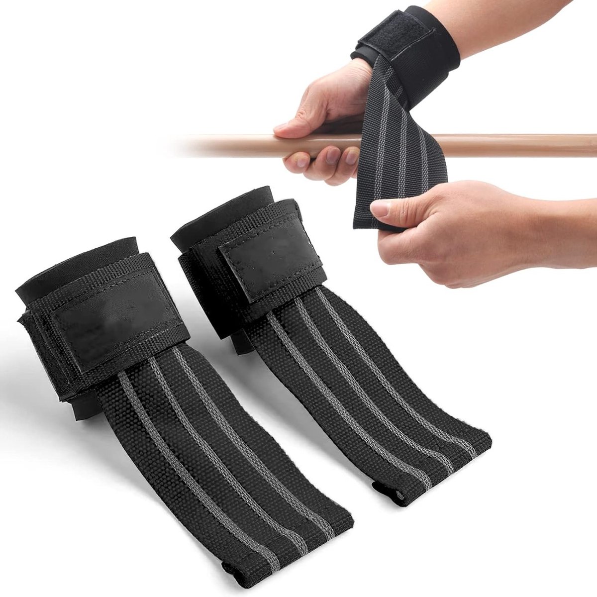 Lifting Straps voor Krachttraining, Polsbanden voor Fitness, Bodybuilding, Powerlifting en Crossfit Accessoires