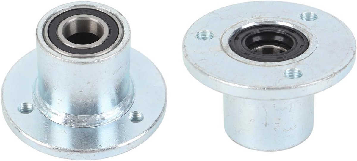 2 Stuks 17mm Voorwiel Velg Naven met Lager, Stalen Legering Voorwiel Hub voor Go-Kart, ATV en Quad Bike