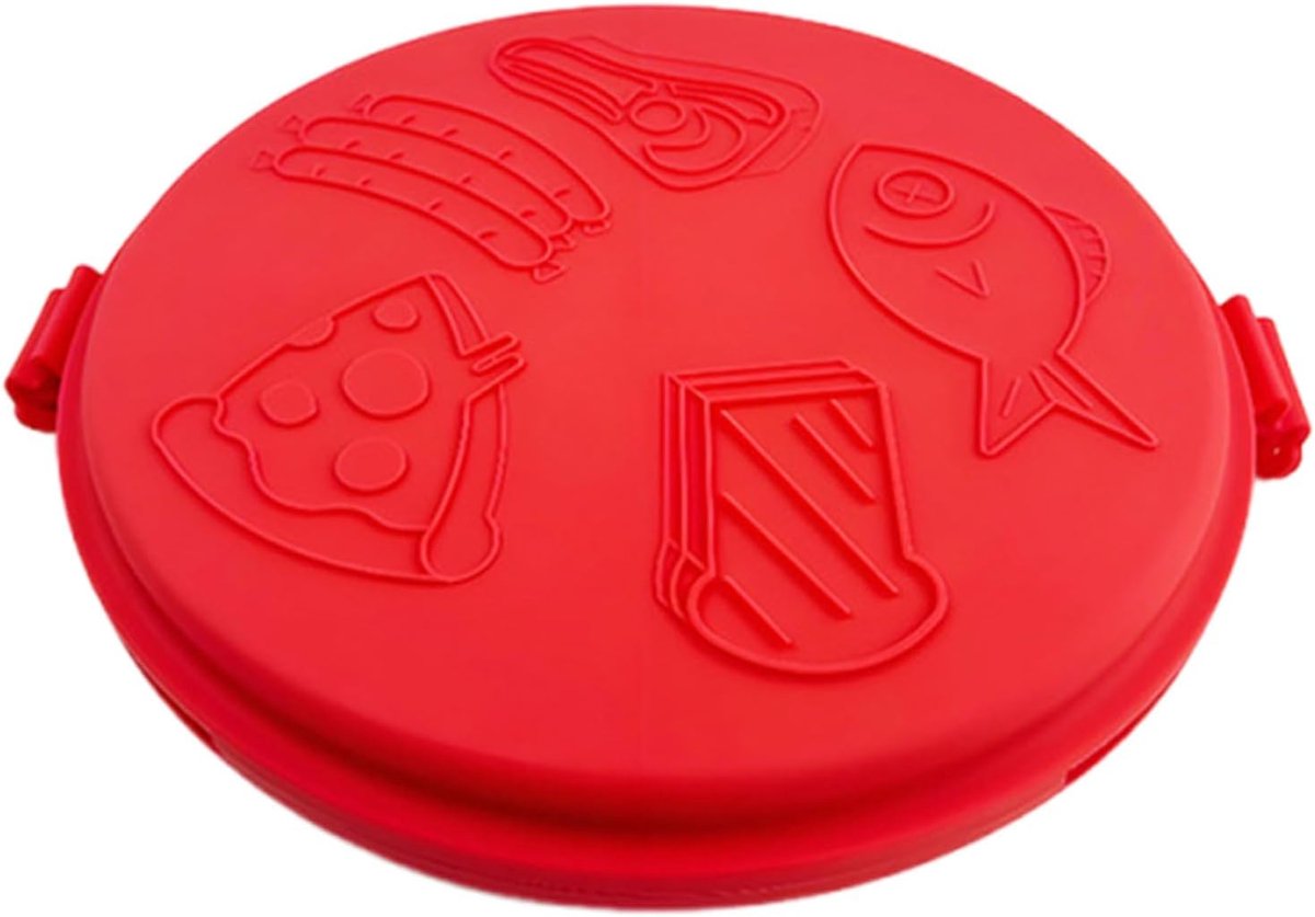 Magnetron Grillpan - Tosti Maker - Snel Koken - Slim Afloopdesign - Niet Gespecificeerd - Rood