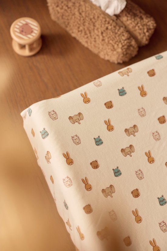 Jollein Wickelauflagenbezug Jersey 50x70cm - Jollies — afbeelding 5