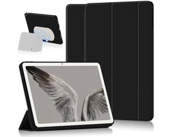 Tablet Hoes Geschikt voor Google Pixel Tablet | Book Case met Standaard | Kunstlederen Beschermhoes | Tri-fold | Zwart