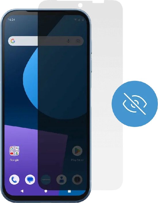 Fairphone 5 Screenprotector Privacy Filter Glas