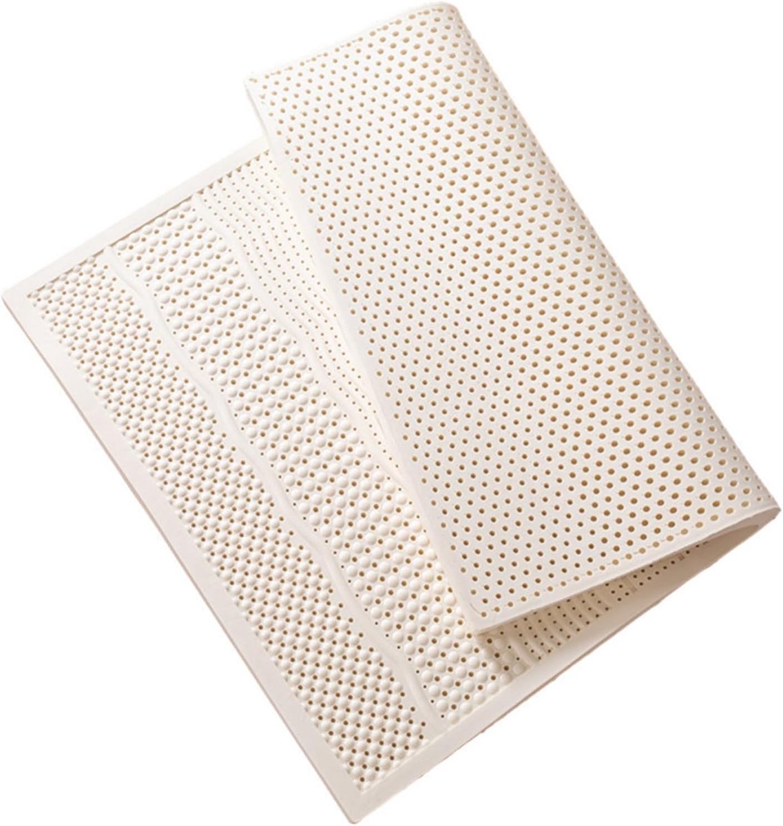 Latex Matras Topper - Verkruimelbare Matras Beschermer - Verbeteren Slaapcomfort - Natuurl
