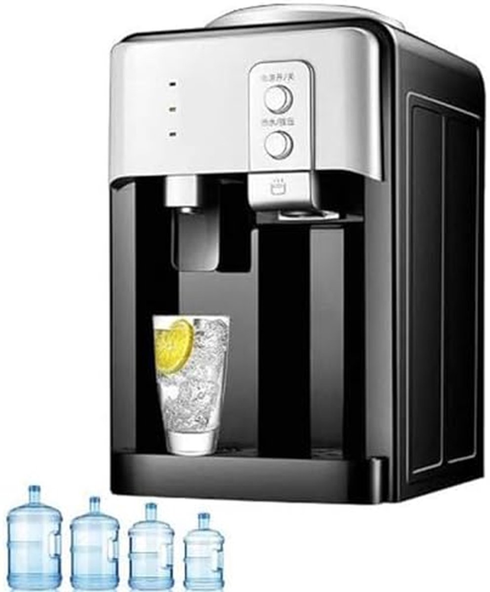 Waterkoeler met ijsmaker - Drankdispenser - Direct drankjes - Snelle temperatuurregeling - Compact formaat - Wit