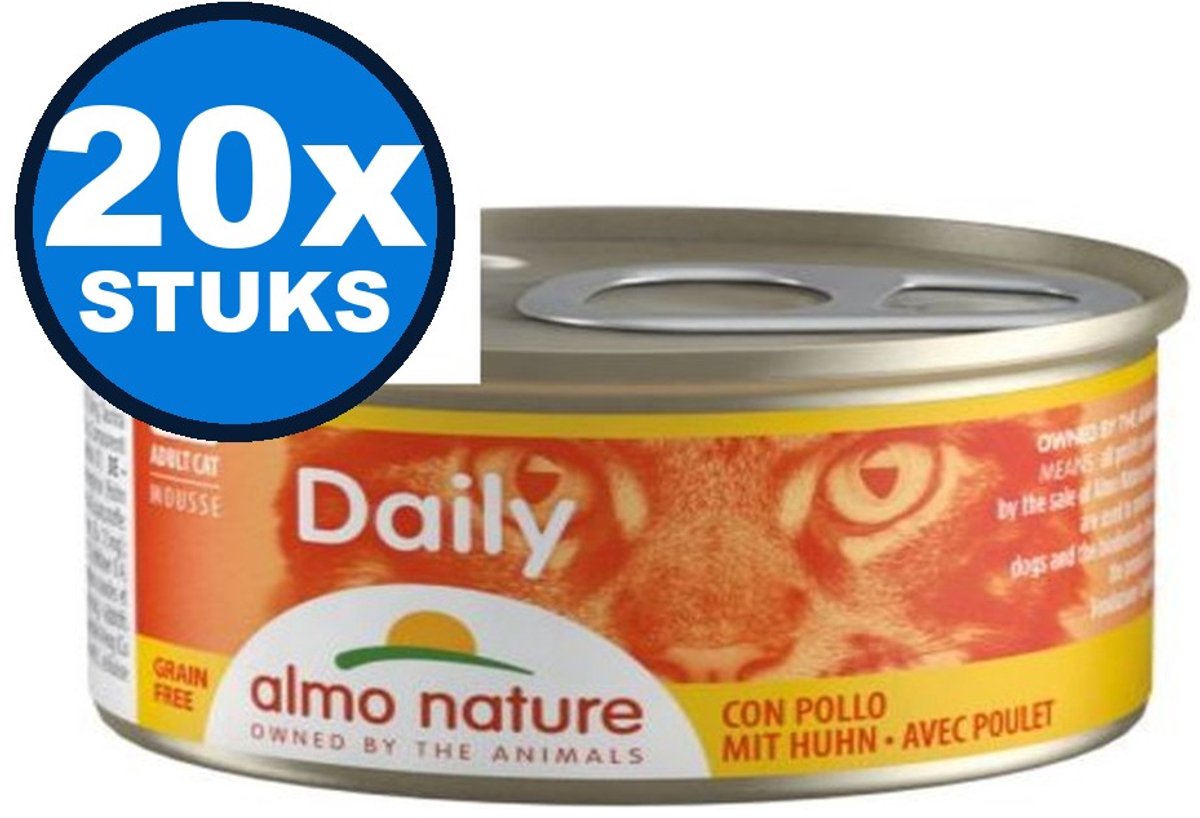 Almo Nature Almo Nature Daily - Mousse Kip - Kattenvoer Natvoer - 85g
