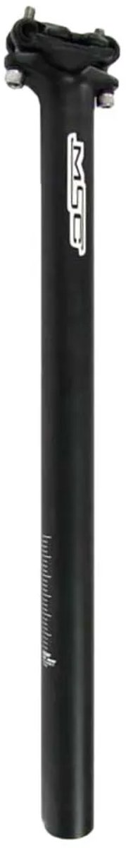 Msc Straight Zadelpen Zwart 350 mm / 31.6 mm