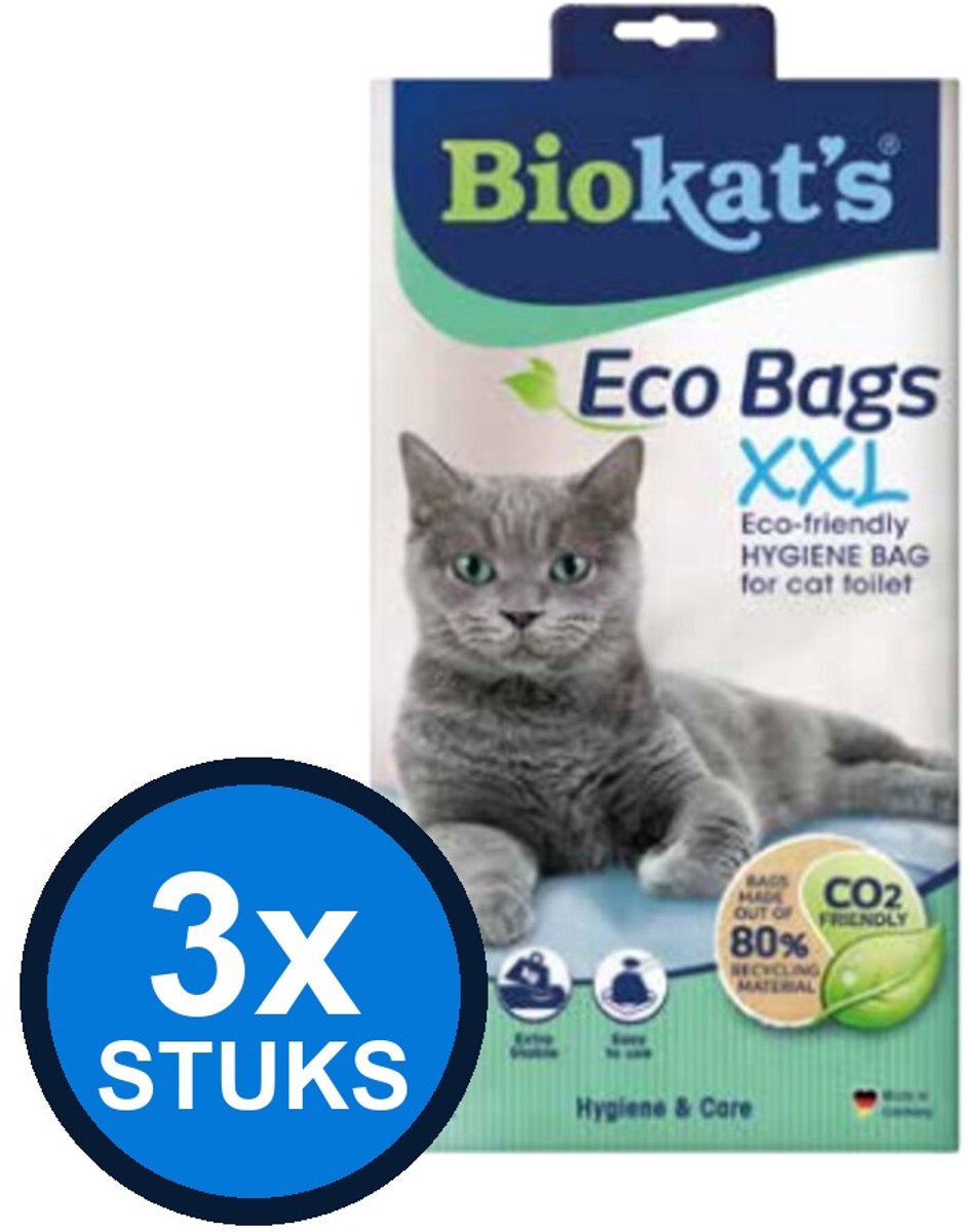 3x Biokat's - Eco bags XXL 12st