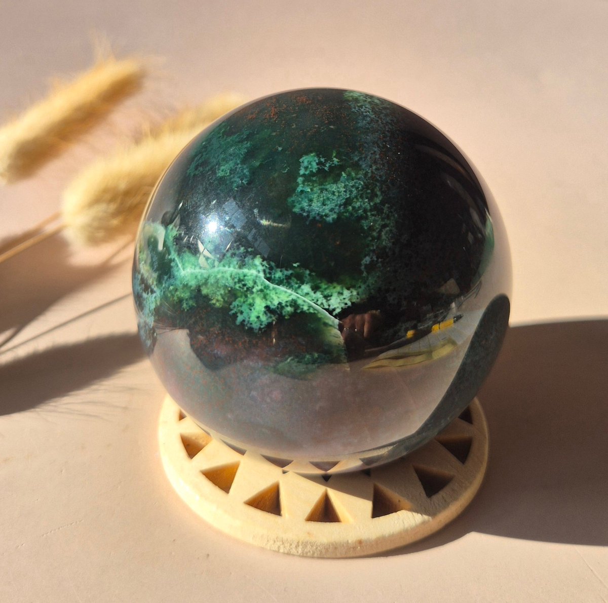 Kristallen Edelsteen Bol Ocean Jasper Bol – 63mm 353g