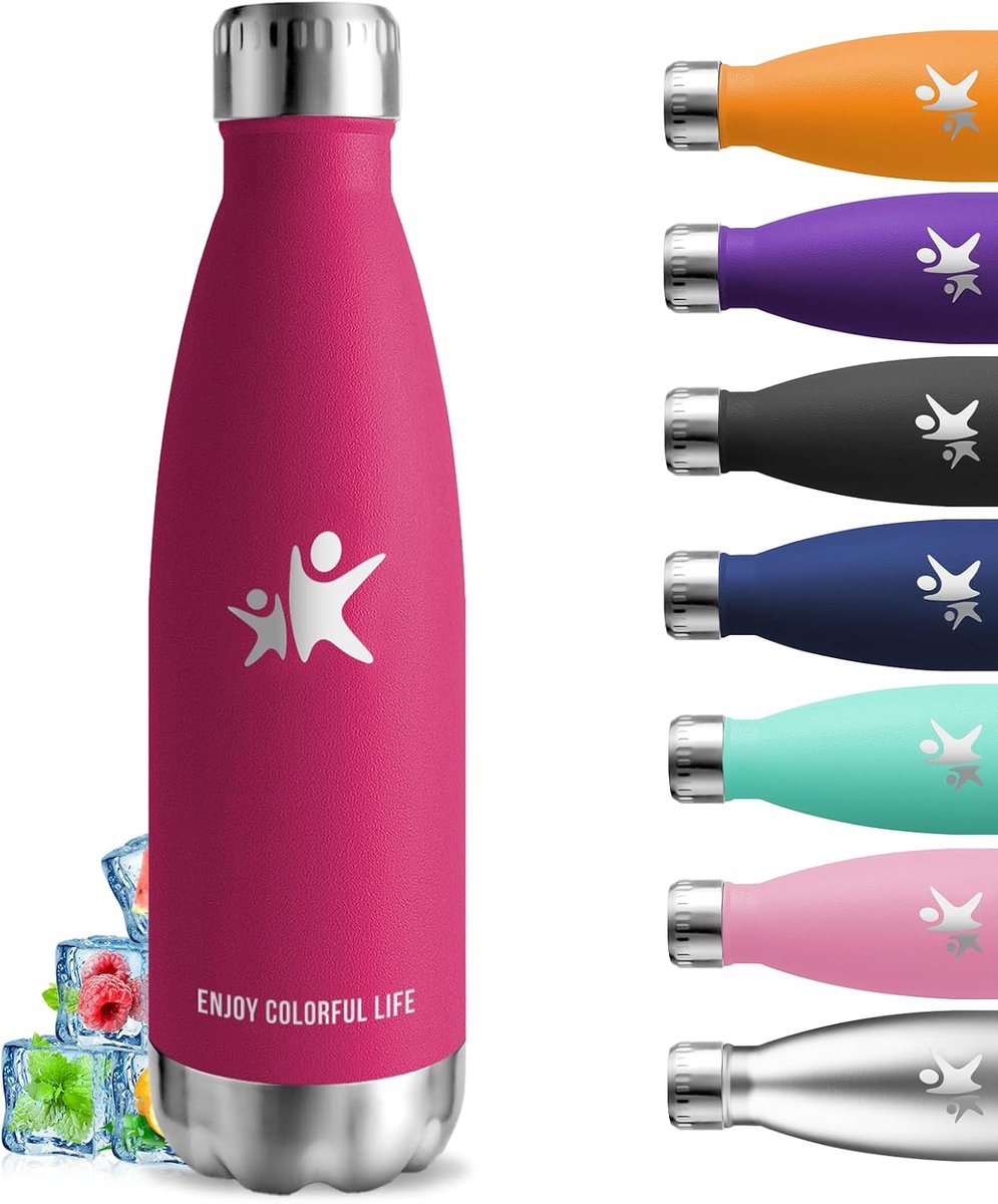 SnelShoppen - Thermosfles 750 ml RVS BPA Vrij - Lekvrije Vacuum Geïsoleerde Drinkfles voor Sport, Hardlopen, Kamperen, Fitness en Wandelen