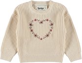 Dirkje Meisjes Trui - Antique white