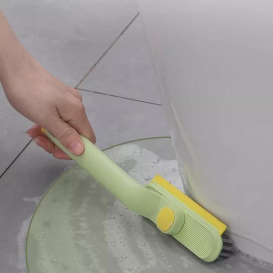 Voegenborstel - Hoekgereedschap Reiniger - Smal Reinigen - 360 Graden Draaibaar - 26.5 cm - Groen — afbeelding 2