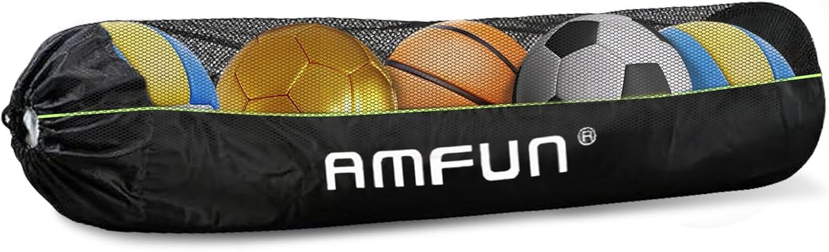SnelShoppen - Extra Large Football Bag - Trekkoord Rugzak met Verstelbare Schouderriem - Waterdichte Opbergtas voor Voetbal, Basketbal, Rugby, Volleyb