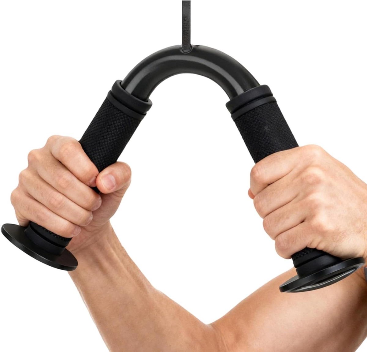 Fitness Handgreep - V-Bar Accessoire - Kracht Training - Gereedschapsloze Installatie - 29 x 15 cm - Uniek
