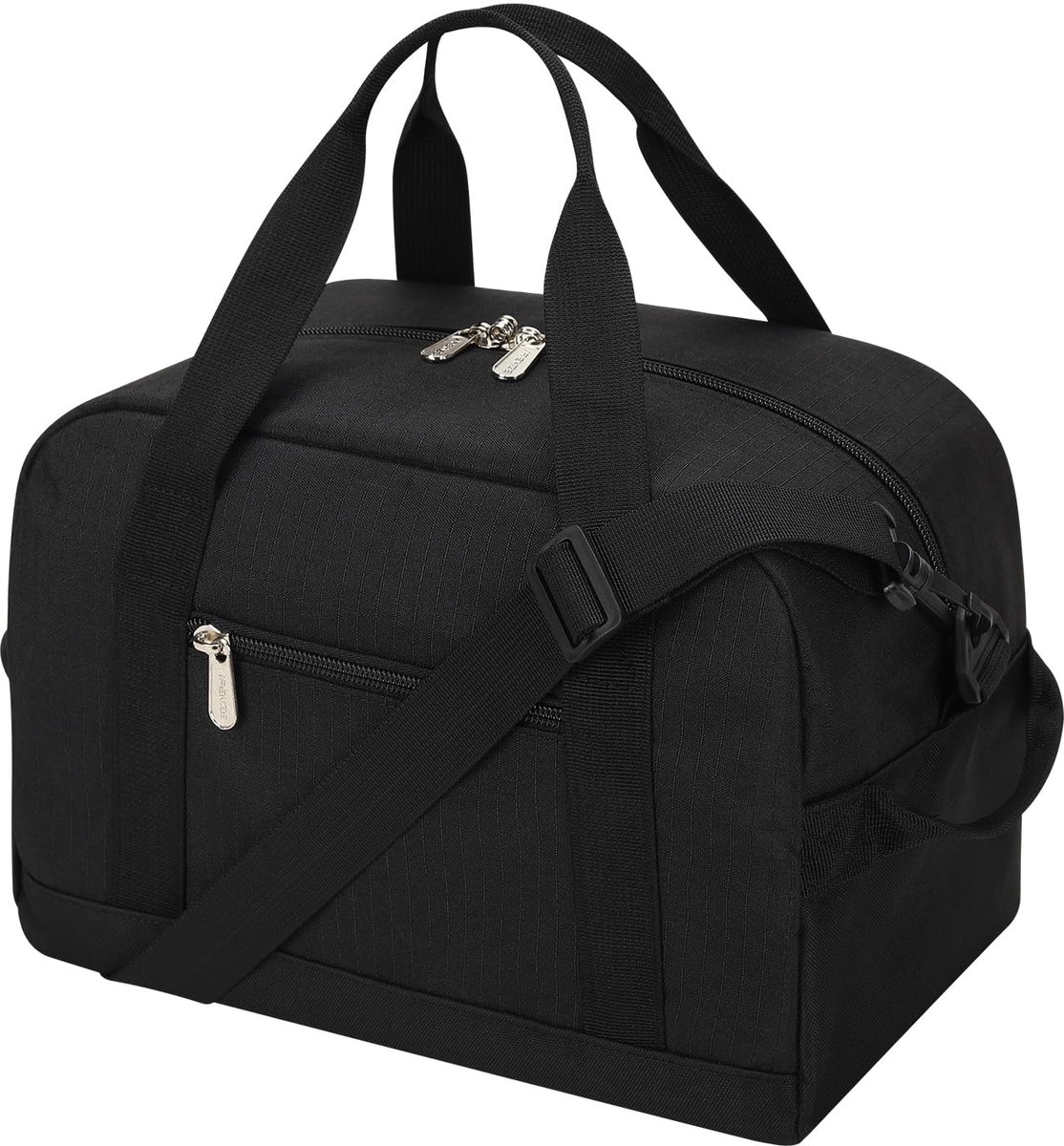 Thijox - Mini Sporttas Reistas Heren en Dames - 12L Sporttassen Voor Weekender, Fitness, Reis 30x20x25cm - Zwart, Compact en Duurzaam
