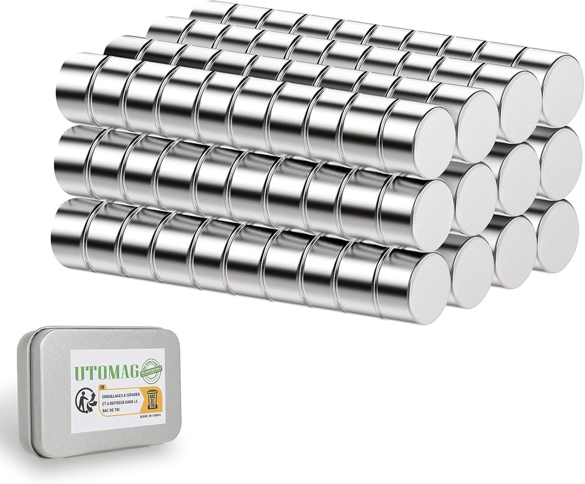 SnelShoppen - Neodymium Magneten 5x3 mm - 120 Stuks - Sterke Multifunctionele Ronde Cilinder Magneten voor Koelkast, Magnetische Borden, Wetenschap, F