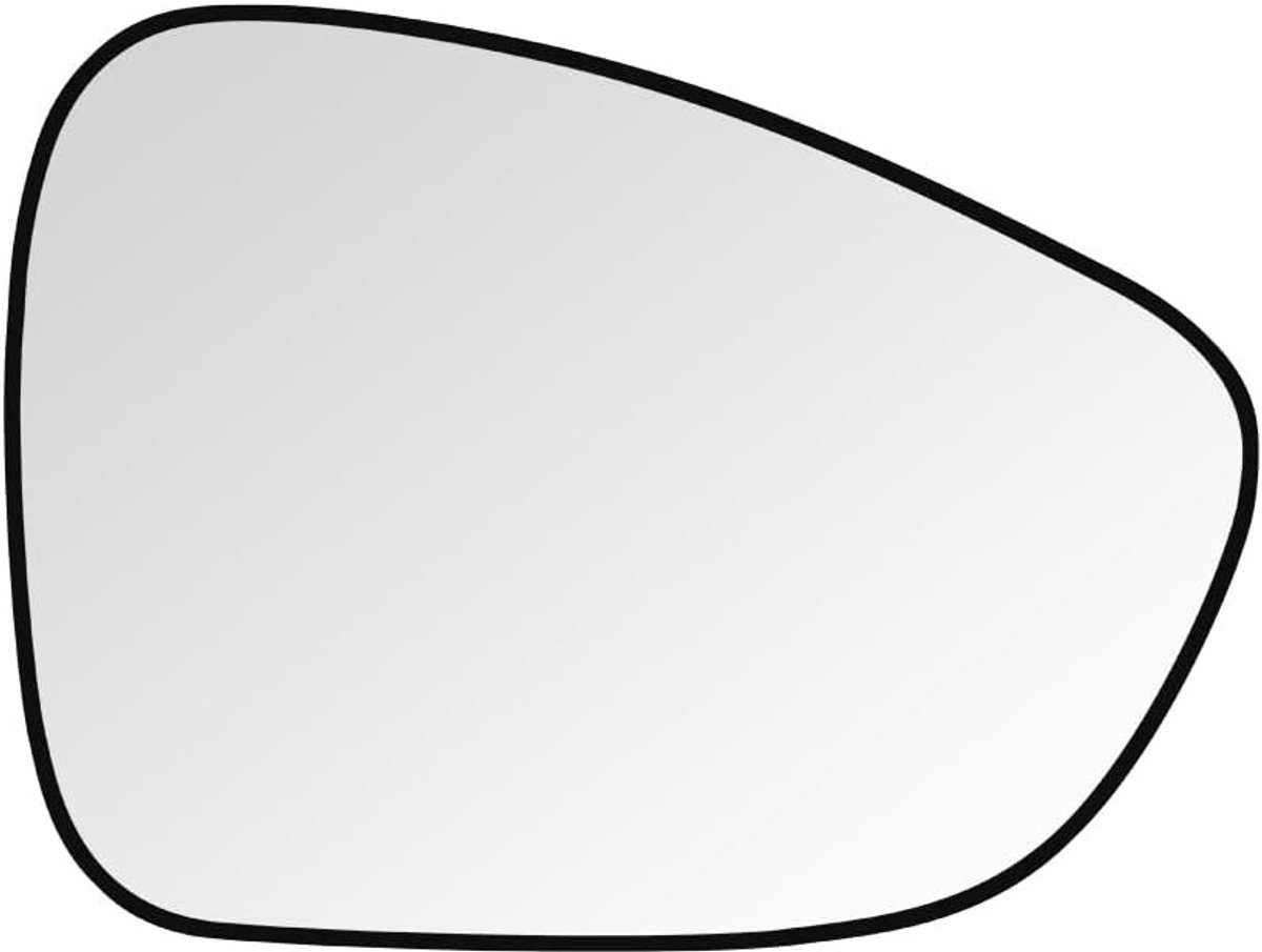 Verwarmde Spiegelglas Voor Passagierszijde Met Draagplaat Voor Citroën C3 C4 C5 DS3 DS4 DS5 Peugeot 508 508SW 2009-2018, Geschikt Voor Vervanging en Reparatie