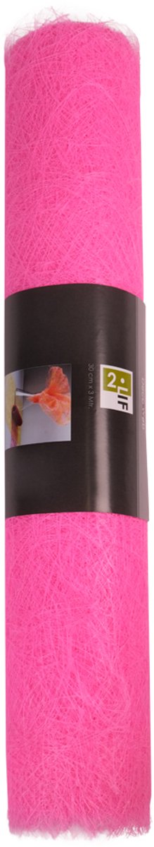 Decoweb Tafelband roze 60cmx25mtr